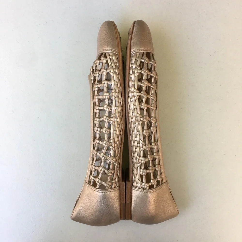 Etienne Aigner Eden Skimmer Flat Gold